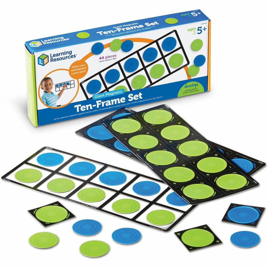 Learning Resources Giant Magnetic Ten-frame Set, Multi, 1 Set — view 1