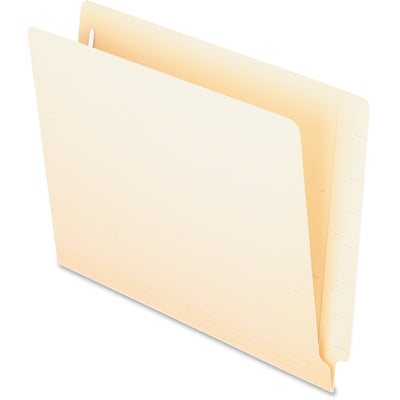 TOPS Pendaflex Straight Tab Cut Letter Recycled End Tab File Folder, Manila, 8 1/2" Width x 11" Length, 50 / Box, PFX13240