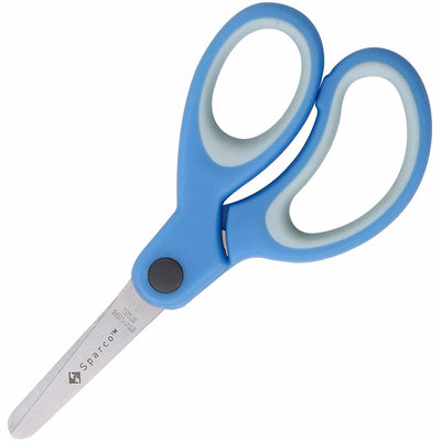 Sparco 5" Kids Blunt End Scissors, Blue, Stainless Steel, SPR39045