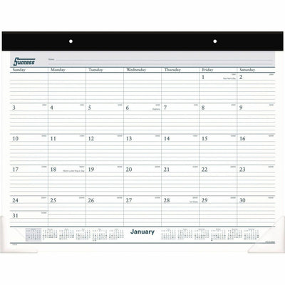 ACCO At-A-Glance Classic Monthly Desk Pad, White, 21 3/4", 12EA/CT — view 1