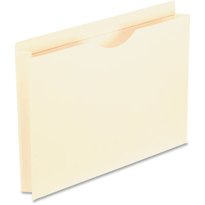 Pendaflex Straight Tab Cut Letter Recycled File Jacket, Manila, 8 1/2" Width x 11" Length, 4BX/CT — view 1