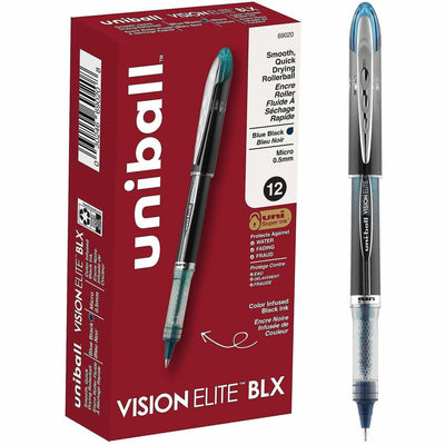 uni-ball uniball™ Vision Elite BLX Rollerball Pen, 1 Dozen, UBC69020DZ