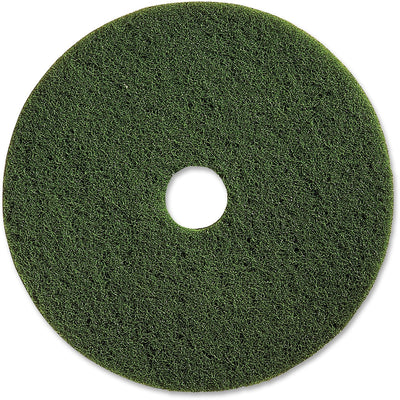 Genuine Joe 20" Scrubbing Floor Pad, Green, 5 / Carton — view 1