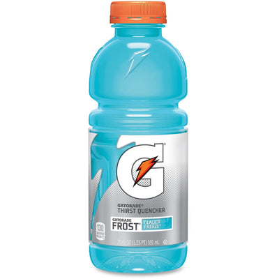 PepsiCo Gatorade Glacier Freeze Thirst Quencher, 24 / Carton, QKR32486