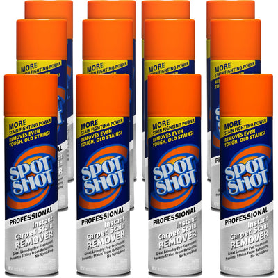 WD-40 Spot Shot Professional Instant Carpet Stain Remover, 12 / Carton, WDF00993CT
