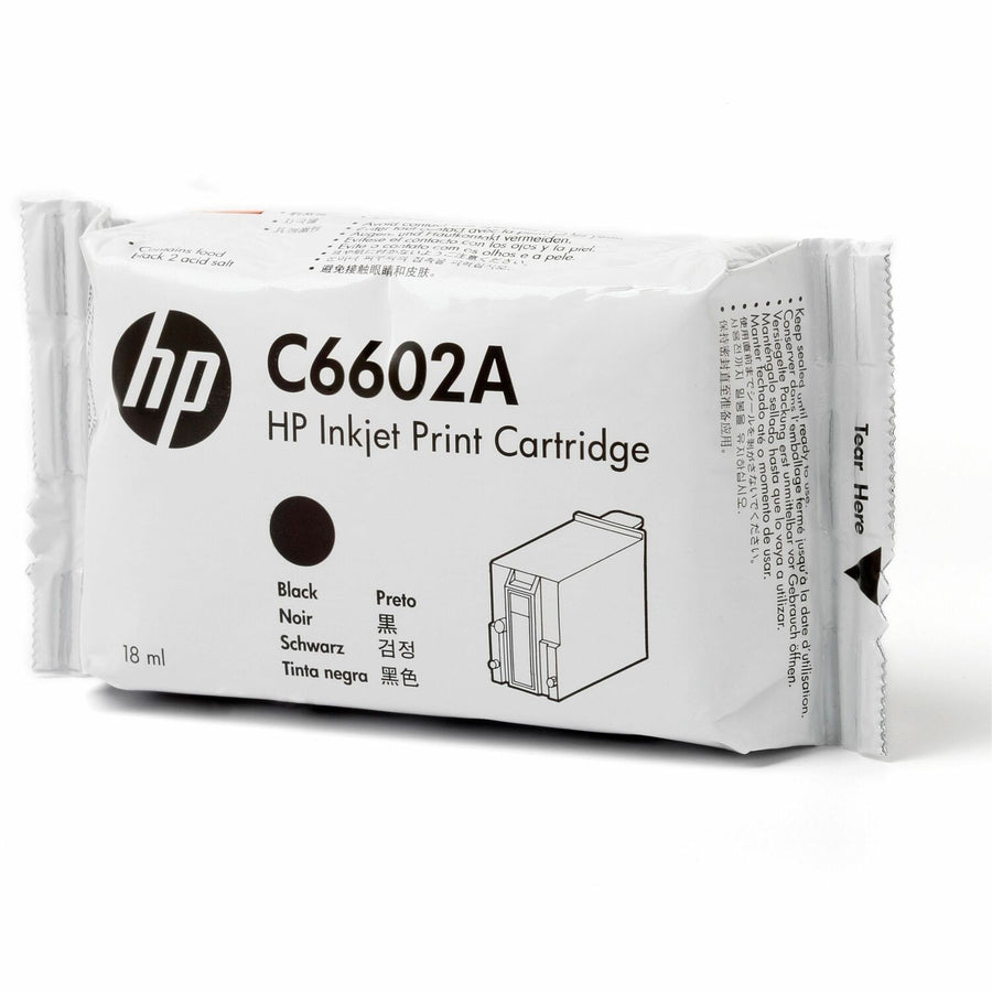 HP C6602A Ink Cartridge, 1.7" x 1", Water Resistant, HEWC6602A