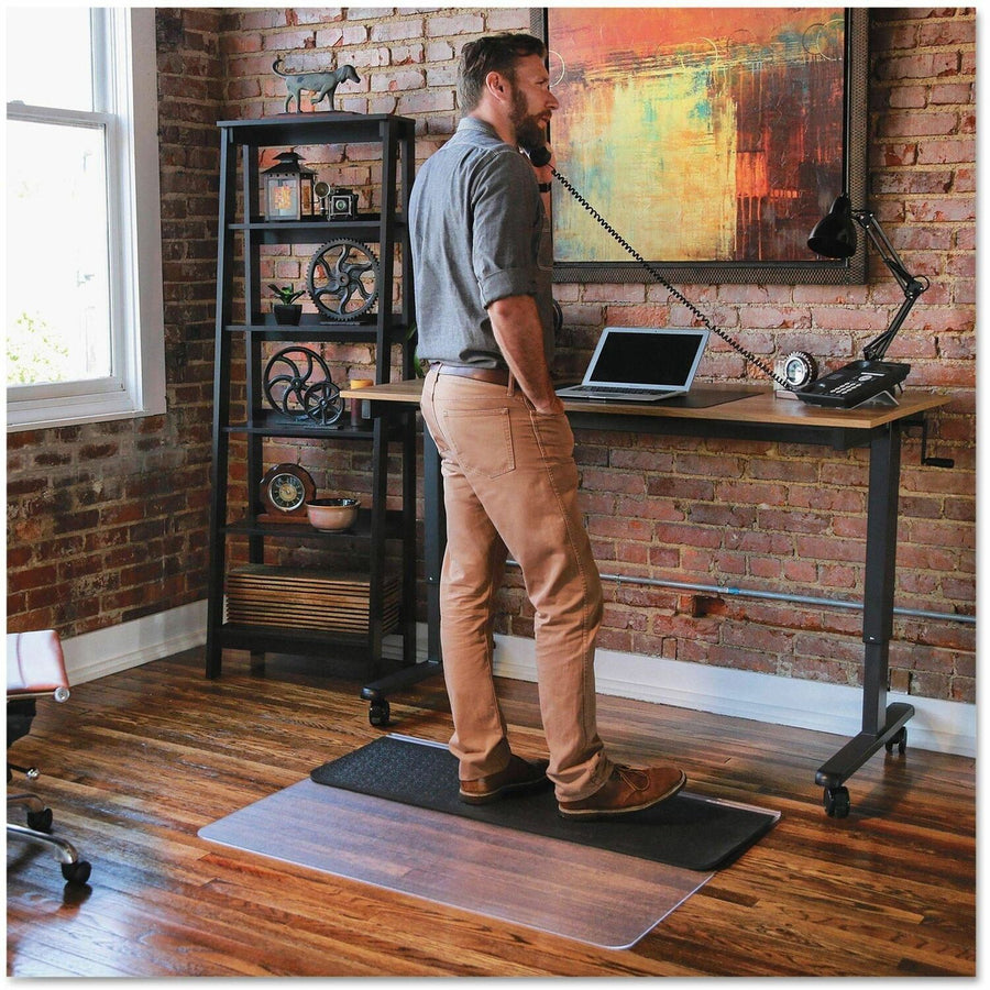 ES ROBBINS Sit-or-Stand Dual-purpose Mat, Black, Ergonomic, ESR184603