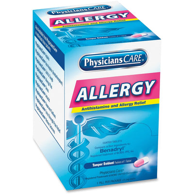 Acme United PhysiciansCare Allergy Relief Tablets, 50 / Box — view 1
