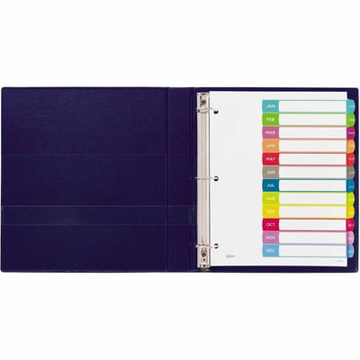 Avery Jan-Dec Dividers, 12 Tabs, Ready Index, Arched Tabs ), White, 1 Set — view 1