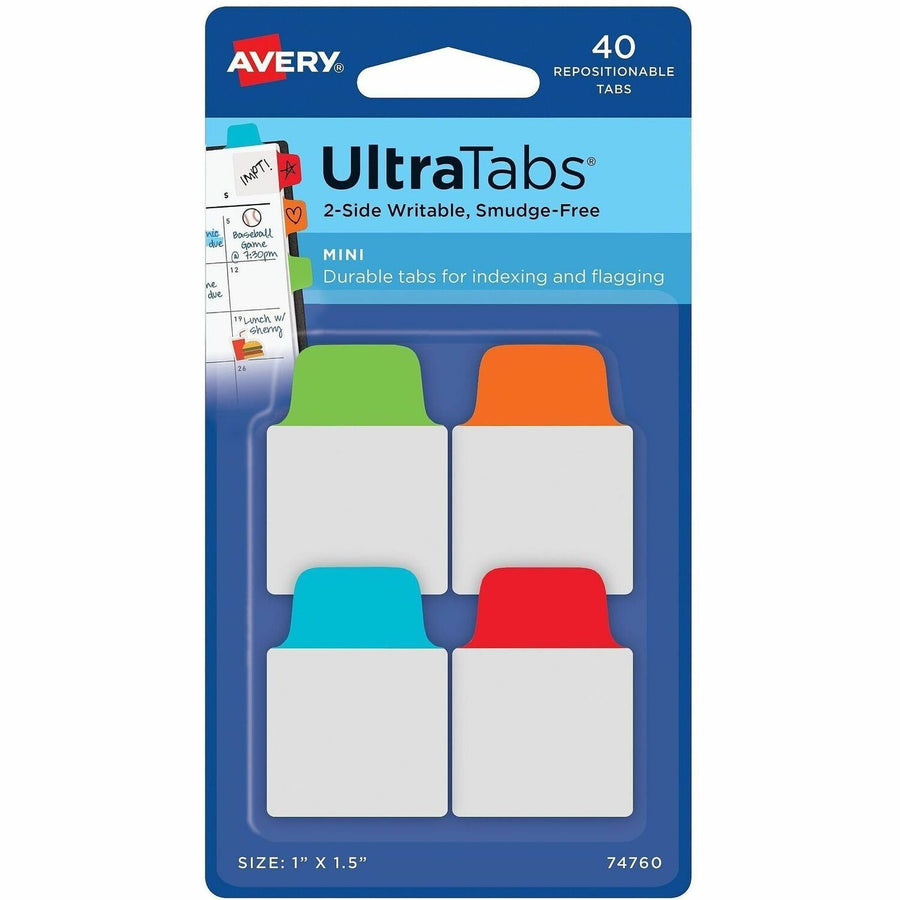 Avery Ultra Tabs File Tab, Green, 6EA/PK 12PK/CT — view 1