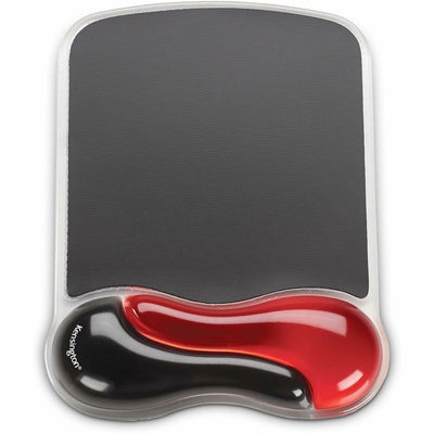 Kensington Computer Duo Gel Wave Mouse Pad Wrist Pillow, Black, KMW62402