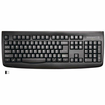 Kensington Pro Fit Washable Wireless Keyboard, Black, KMW72450