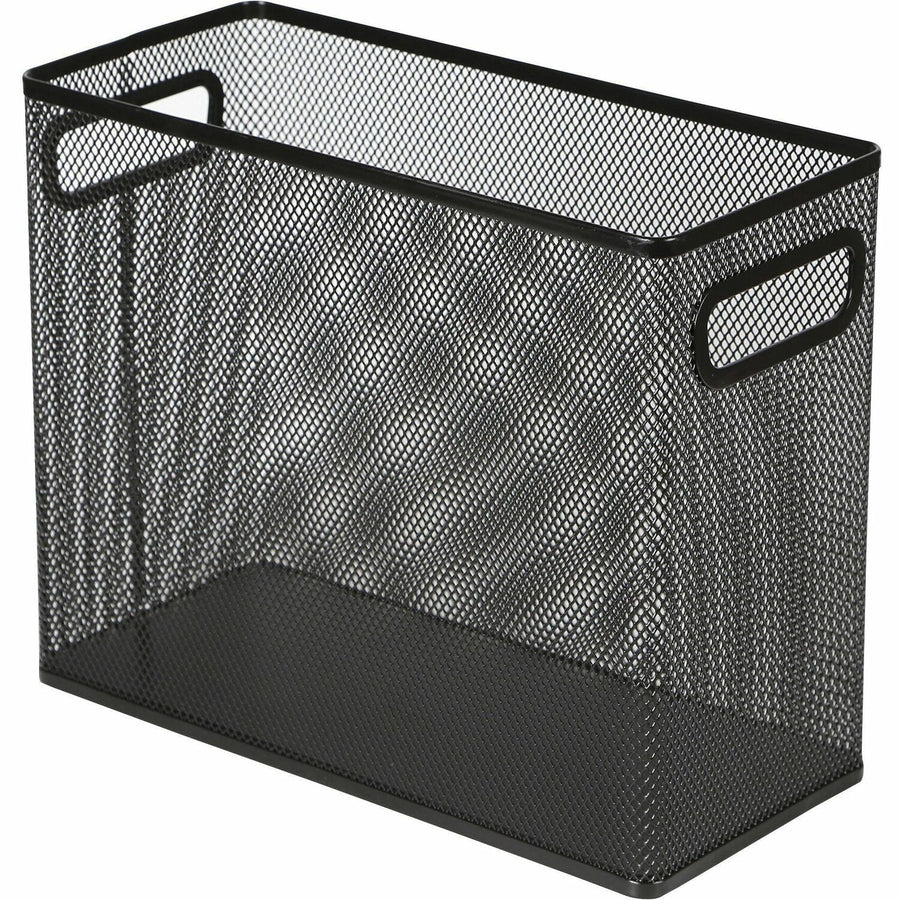 Lorell Mesh Tabletop Hanging File Holder, Black, 4EA/CT — view 1