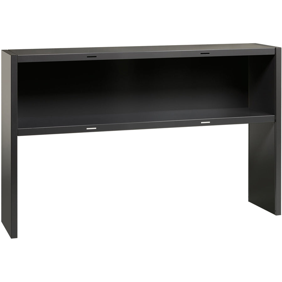 Lorell Fortress Modular Series Stack-on Hutch, 60" Width, Steel, Cord Management, LLR79170
