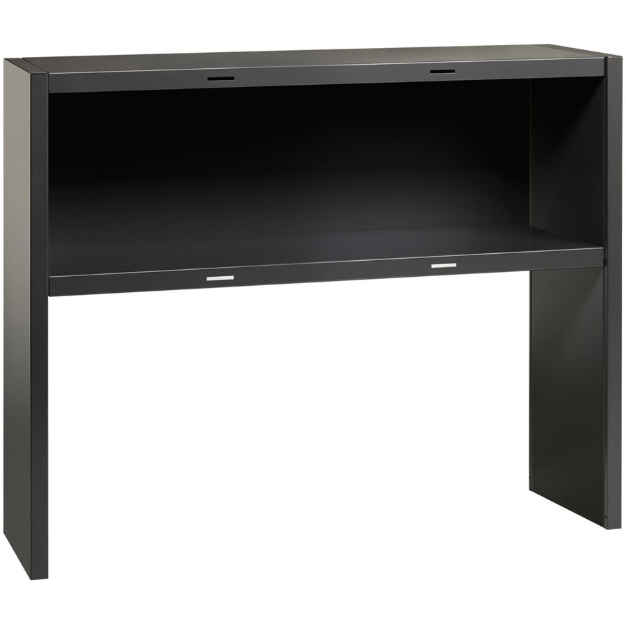 Lorell Fortress Modular Series Stack-on Hutch, 48" Width, Steel, Cord Management, LLR79172
