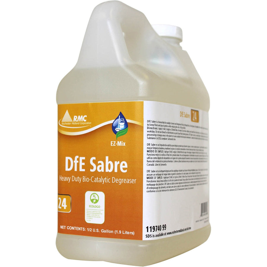 RMC DfE Sabre Heavy Duty Bio-Catalytic Degreaser, White, 4 / Carton, RCM11974099