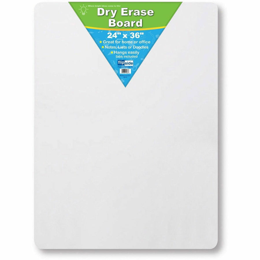 Flipside Unframed Dry Erase Board, Chip Resistant, FLP10088