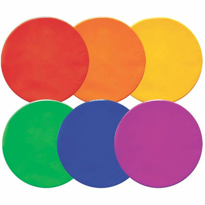 Champion Sports Extra Large Poly Spot Marker Set, Yellow, 1 Set, CSIXLMSPSET