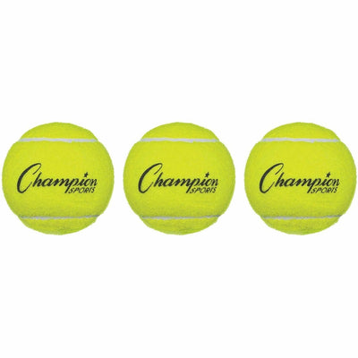 Champion Sports Tennis Ball Pack, Yellow, 1 Pack, CSITB3