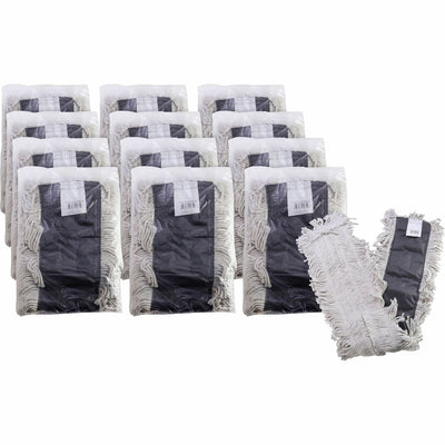 Genuine Joe Disposable Dust Mop Refill, Natural, 12 / Carton, GJO00485CT