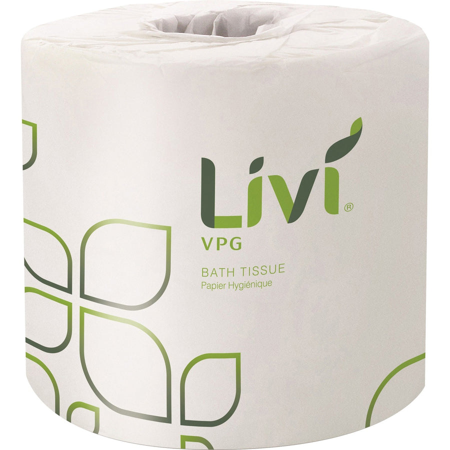 Livi Solaris Paper Two-ply Bath Tissue, White, Virgin Fiber, Individually Wrapped, 96 / Carton, SOL21724