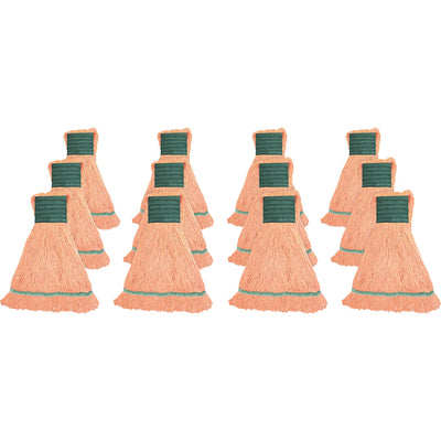 Genuine Joe Synthetic Blend Medium Mophead, Orange, 12 / Carton, GJOMOR5BCT