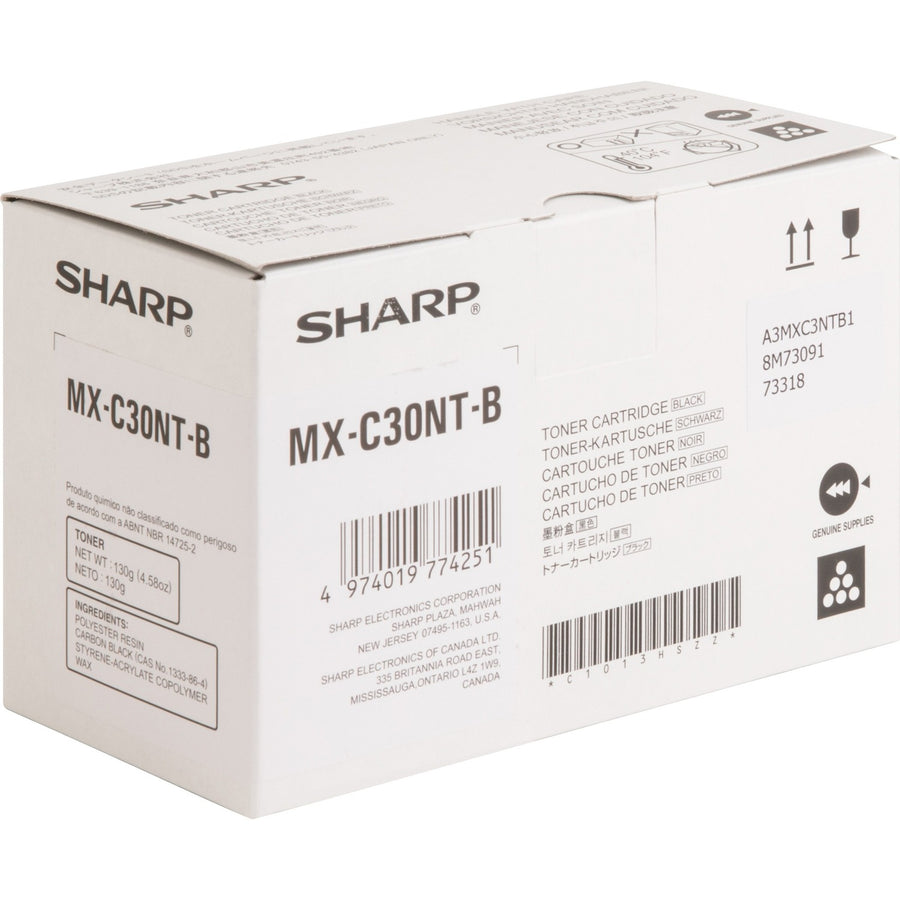 Sharp Black Toner Cartridge, SHRMXC30NTB