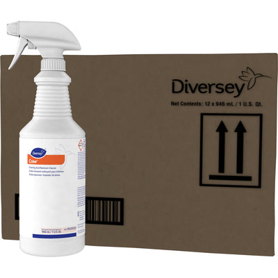 Diversey Foaming Acid Restroom Cleaner, Red, 12 / Carton, DVO95325322CT