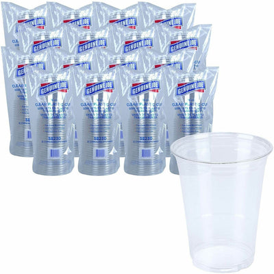 Genuine Joe 16 oz Clear Plastic Cups, 20 / Carton, GJO58230CT