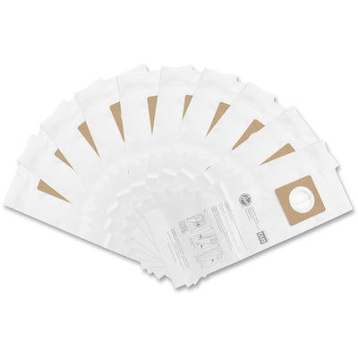 Techtronic Hoover HushTone Vacuum Bags, White, 10 / Pack, HVRAH10143