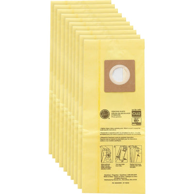Techtronic Hoover HushTone Vacuum Bags, Yellow, 10 / Pack, HVRAH10243