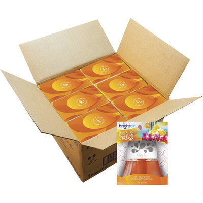 BPG International Bright Air Scented Oil Air Freshener, Orange, 6 / Carton, BRI900021CT