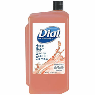 The Dial Dial Dispenser Refill Hair/Body Wash, Orange, 8 / Carton, DIA04029