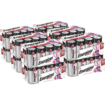 Energizer MAX Alkaline C Battery 8-Packs, 12 / Carton, EVEE93FP8CT