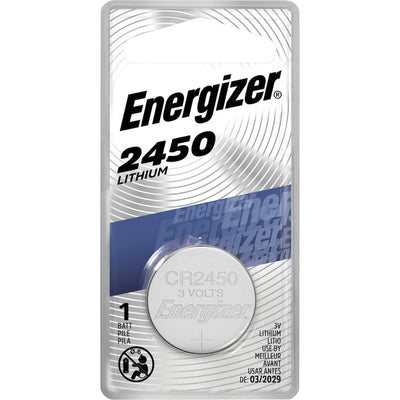 Energizer 2450 Lithium Coin Battery Boxes of 6, 12 / Carton, EVEECR2450BPCT