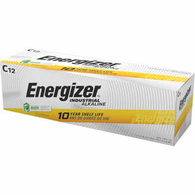 Energizer Industrial Alkaline C Battery Boxes of 12, 6 / Carton, EVEEN93CT