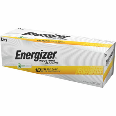 Energizer Industrial Alkaline D Battery Boxes of 12, 6 / Carton, EVEEN95CT