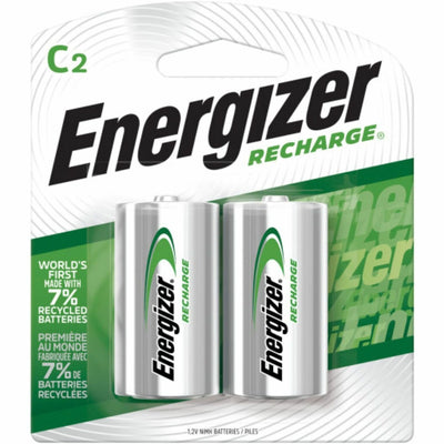 Energizer Recharge Universal Rechargeable C Battery 2-Packs, e2, 24 / Carton, EVENH35BP2CT
