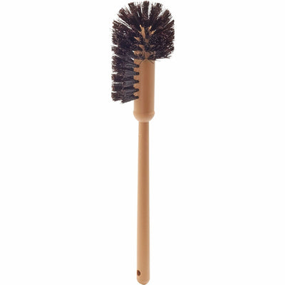 Rubbermaid Commercial 17" Handle Toilet Bowl Brush, 19.5" x 15.3", Yellow, Synthetic Polypropylene, Durable, 12 / Carton, RCP632000BRNCT