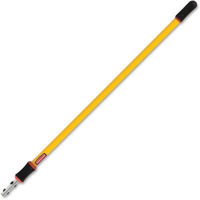 Rubbermaid Commercial 4'-8' Quick Connect Extension Pole, Yellow, Aluminum, Lightweight, 6 / Carton, RCPQ76500YL00CT