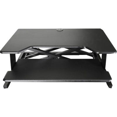 Kantek Sit-Stand Desktop Riser, Black, KTKSTS900