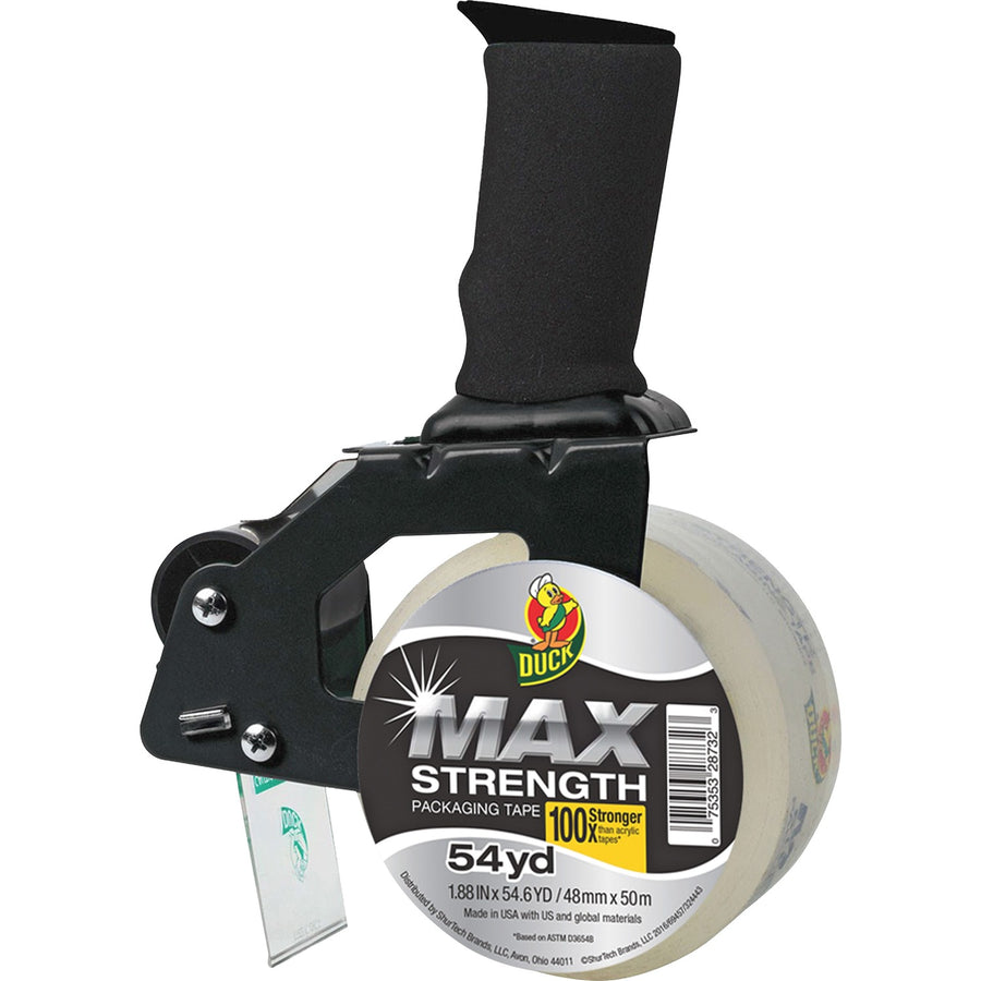 Duck Brand Max Strength Packaging Tape Dispenser Gun, Clear, Foam, DUC284984