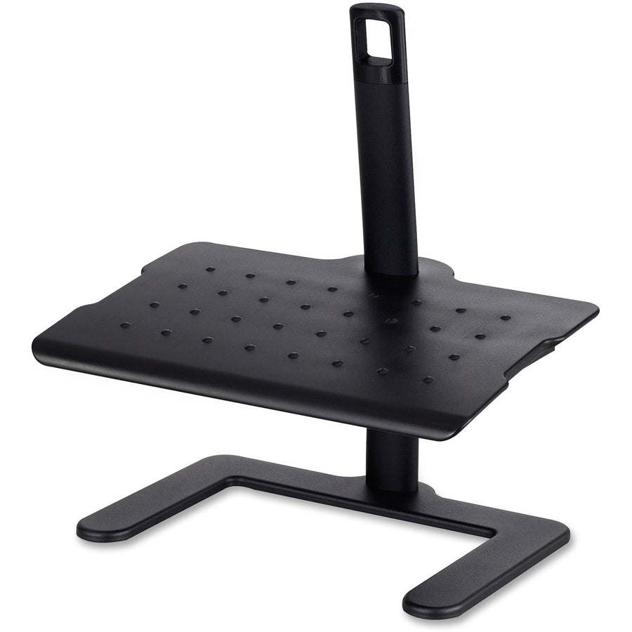 Safco Adjustable-Height Footrest, Black, Nylon, Durable, SAF2129BL