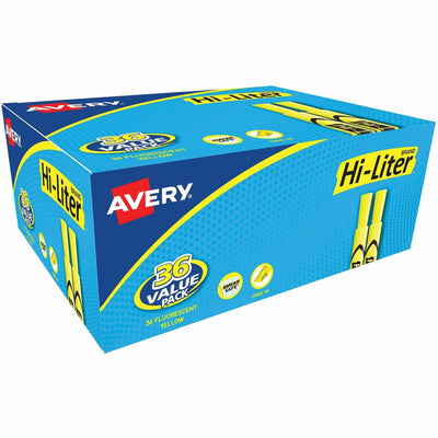 Avery Hi-Liter Desk-Style Highlighters, 1 Box — view 1