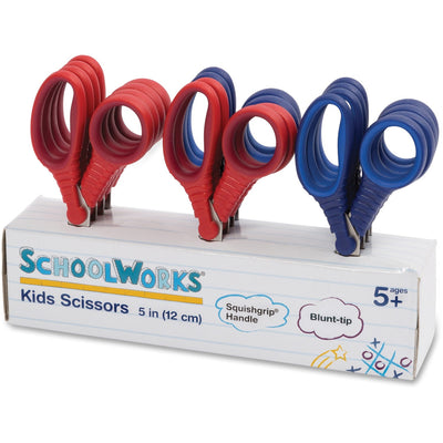 Fiskars Schoolworks 5" Kids Scissors Classpack, Assorted, 1 Set, FSK153520-1004