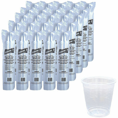 Genuine Joe 5 oz Transparent Beverage Cups, Clear, 25 / Carton, GJO10500