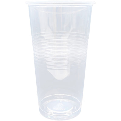 Genuine Joe 20 oz Transparent Beverage Cups, Clear, 12 / Carton, GJO10502