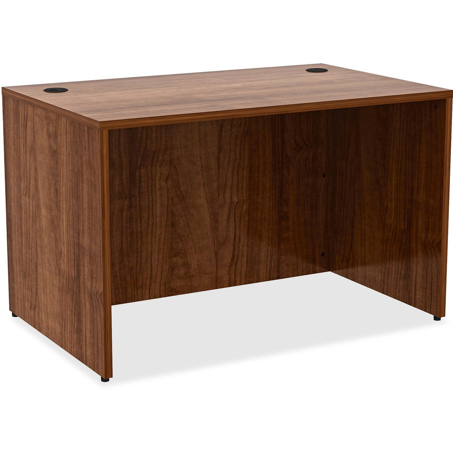 Lorell Essentials Series Rectangular Desk Shell, Metal, Floor Glide, LLR34389