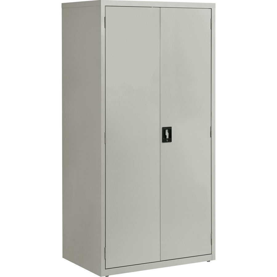 Lorell Fortress Series Storage Cabinet, 36" x 72", Light Gray, Steel, Storage Space, LLR34411