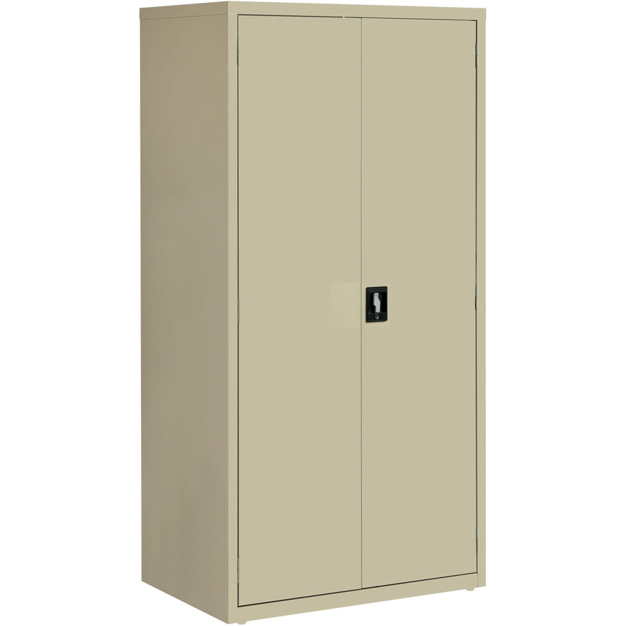 Lorell Fortress Series Storage Cabinet, 36" x 72", Putty, Steel, Storage Space, LLR34412